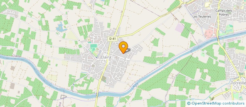 localisation de l'entreprise CASETA  CLAIRA