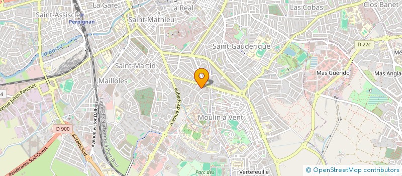 localisation de l'entreprise CASETOU  PERPIGNAN