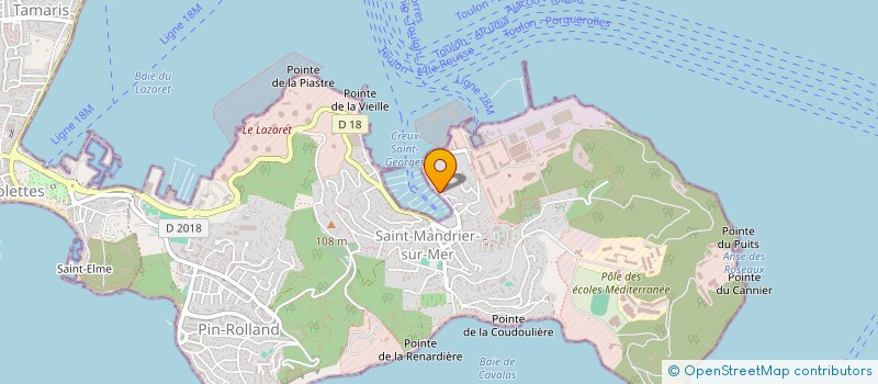 localisation de l'entreprise CASETTA HEMERA  SAINT-MANDRIER-SUR-MER