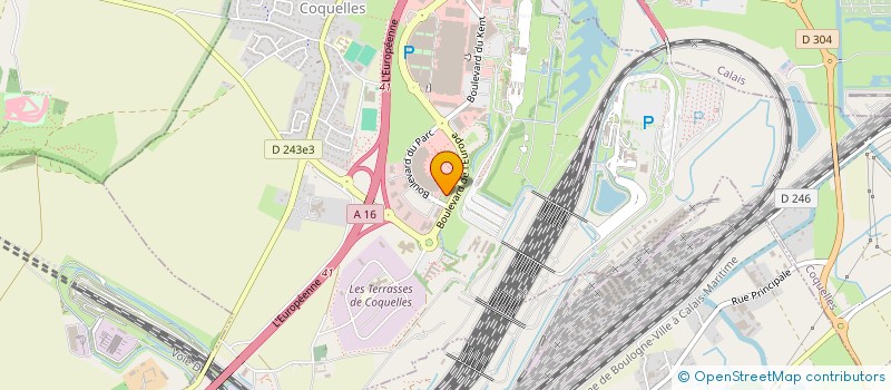 localisation de l'entreprise CASEVVA à COQUELLES