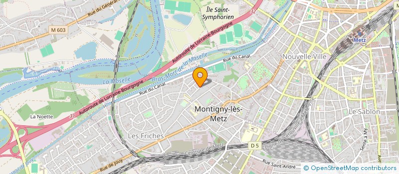 localisation de l'entreprise CASH 168 LIN à MONTIGNY-LES-METZ