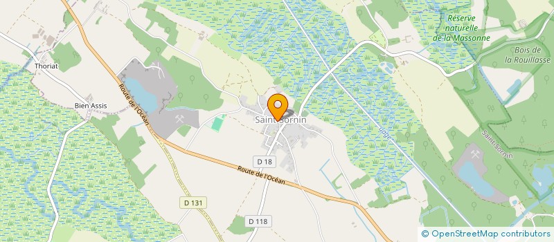 localisation de l'entreprise CASH 17  SAINT-SORNIN