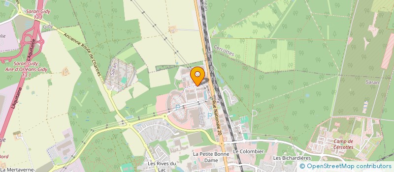localisation de l'entreprise CASH 45 NORD à SARAN