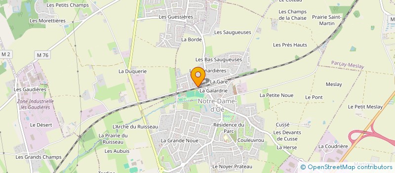 localisation de l'entreprise CASH 4X4  NOTRE-DAME-D'OE