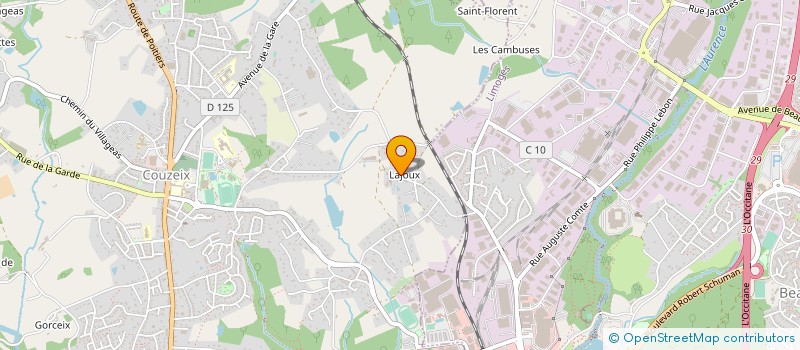 localisation de l'entreprise CASH AUTO 87 à COUZEIX