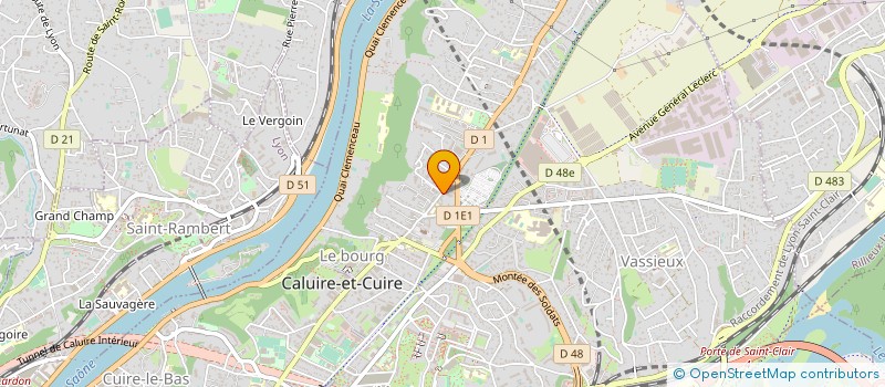 localisation de l'entreprise CASH BIB  CALUIRE-ET-CUIRE