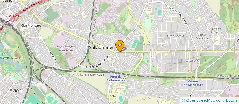 localisation de l'entreprise CASH BOX à LIEVIN