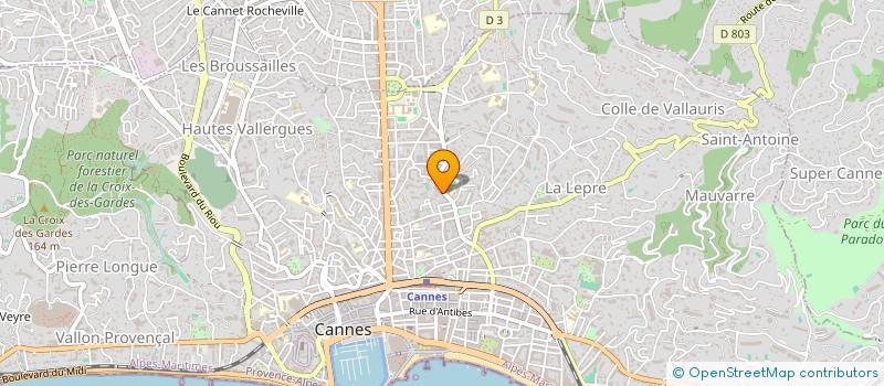 localisation de l'entreprise CASH-CANNES  CANNES