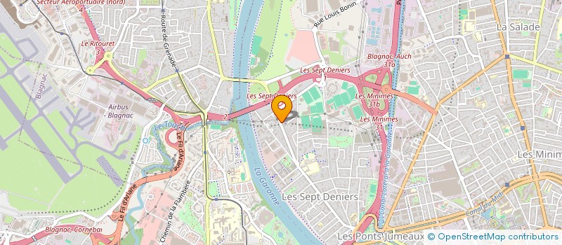 localisation de l'entreprise CASH CASH PNEUS  TOULOUSE