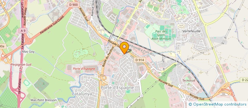 localisation de l'entreprise CASH CATALUNYA à PERPIGNAN