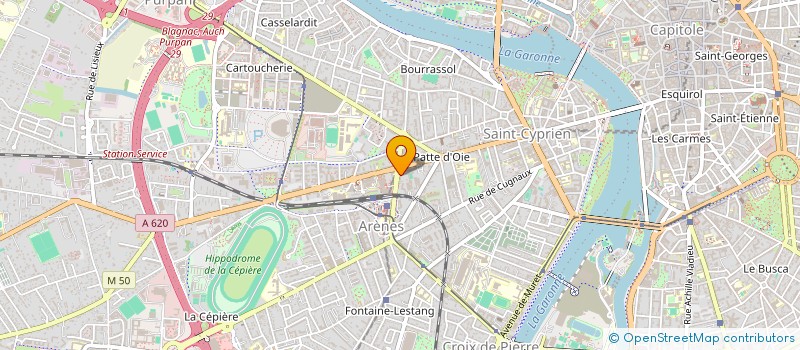 localisation de l'entreprise CASH COOL ARENES à TOULOUSE