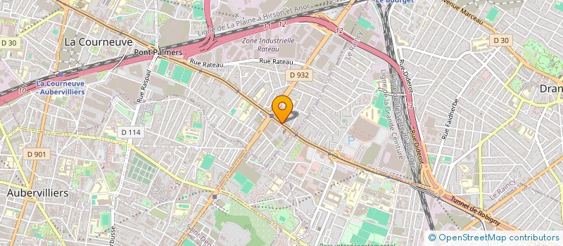 localisation de l'entreprise CASH EXCHANGE à LA COURNEUVE