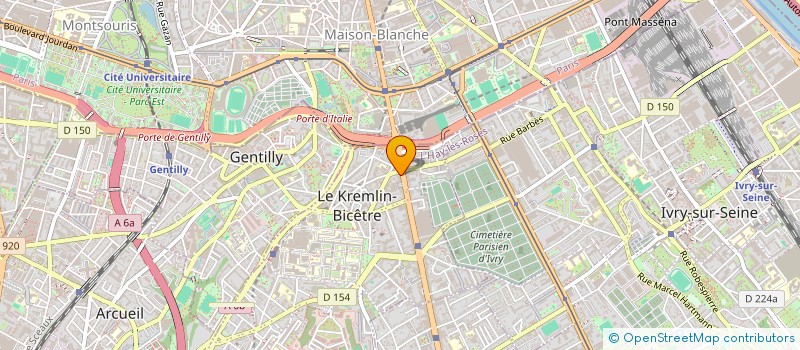 localisation de l'entreprise CASH EXPRESS  LE KREMLIN-BICETRE