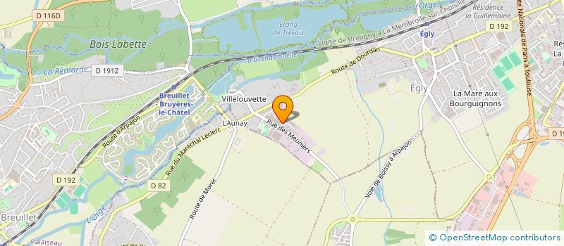 localisation de l'entreprise CASH FACTORIES  EGLY