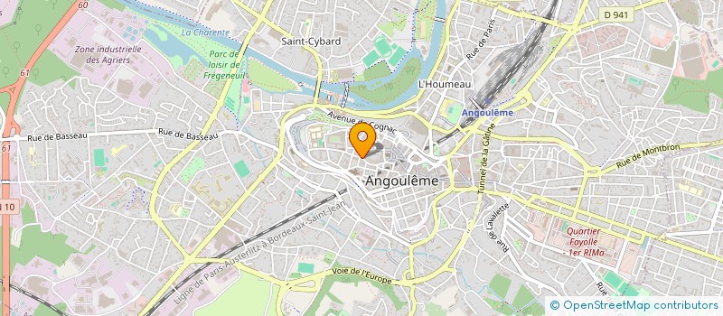 localisation de l'entreprise CASH FACTORY SARL à ANGOULEME