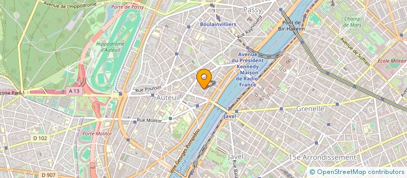 localisation de l'entreprise CASH-FLOW CONSEIL  PARIS