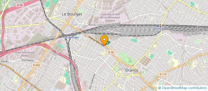localisation de l'entreprise CASH FOOD à DRANCY