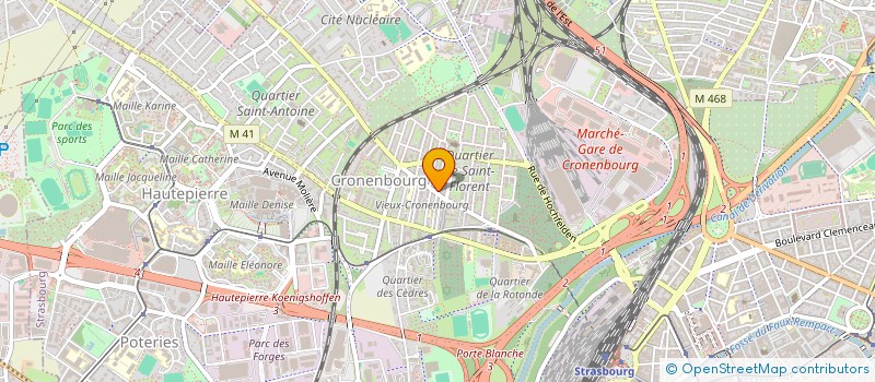 localisation de l'entreprise CASH GOOD  STRASBOURG