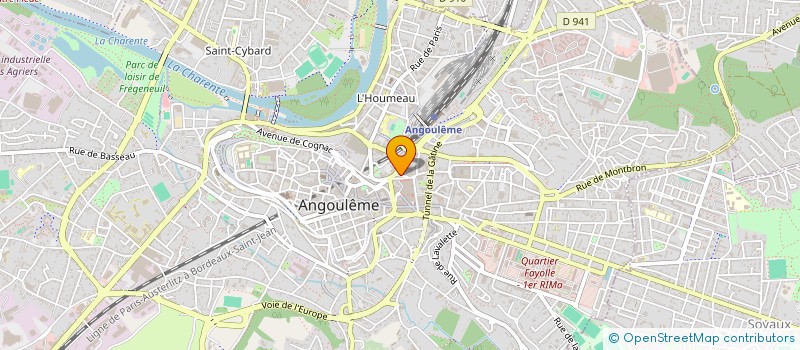 localisation de l'entreprise CASH INFORMATIQUE à ANGOULEME