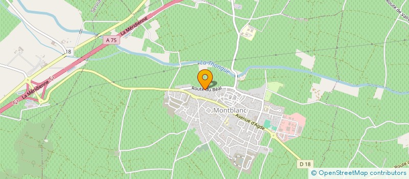 localisation de l'entreprise CASH JOUET 34 à SERVIAN
