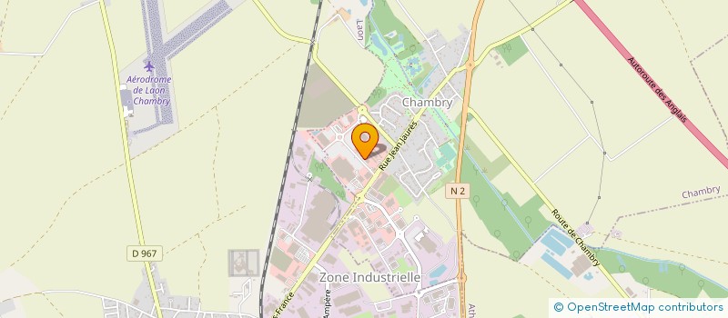 localisation de l'entreprise CASH LAON à CHAMBRY