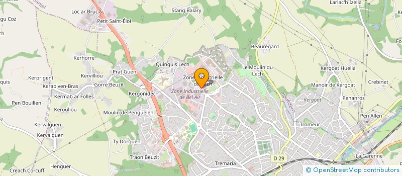 localisation de l'entreprise CASH MAKER à LANDERNEAU