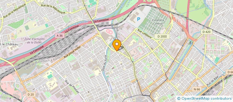 localisation de l'entreprise CASH MOBILE 01  MULHOUSE