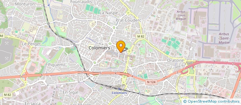 localisation de l'entreprise CASH N'CARRY à COLOMIERS