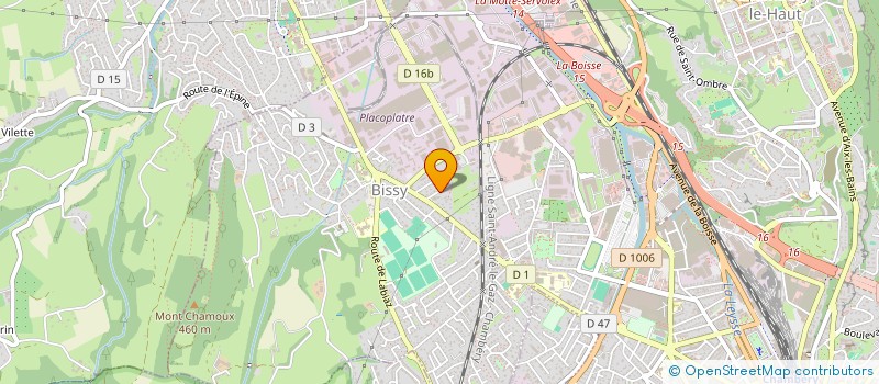 localisation de l'entreprise CASH-NEW-WORLD à CHAMBERY