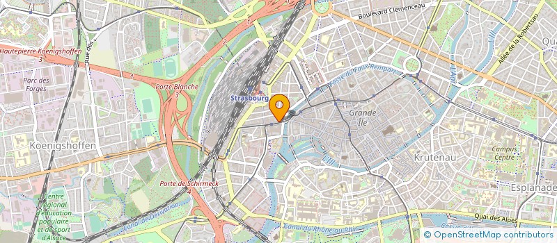 localisation de l'entreprise CASH OCCAZ à STRASBOURG