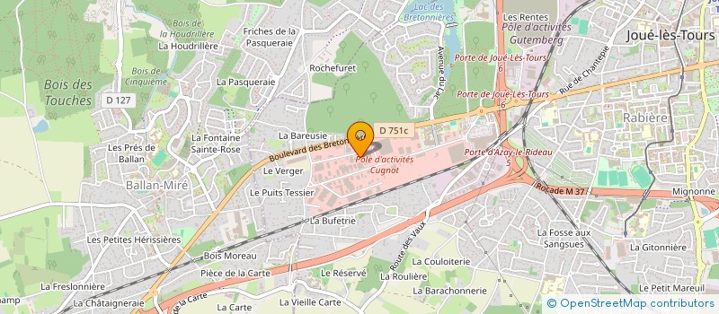 localisation de l'entreprise CASH OR CAR à CHAMBRAY-LES-TOURS