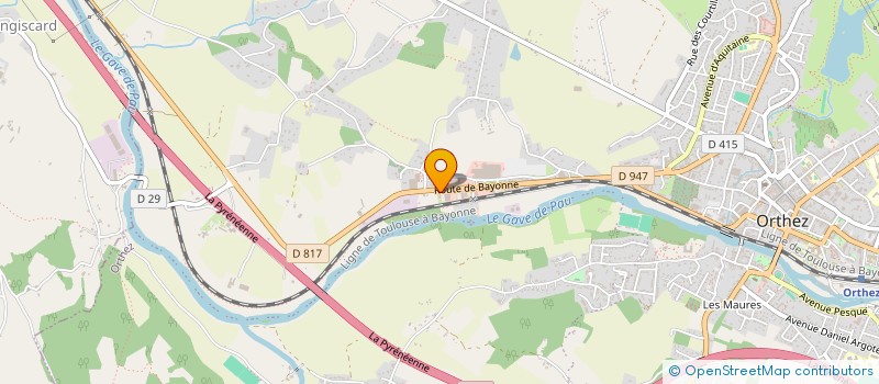 localisation de l'entreprise CASH ORTHEZ à ORTHEZ