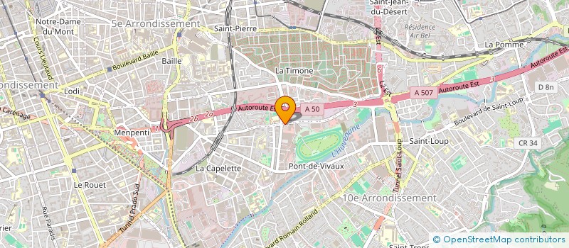 localisation de l'entreprise CASH PARE-BRISE  MARSEILLE