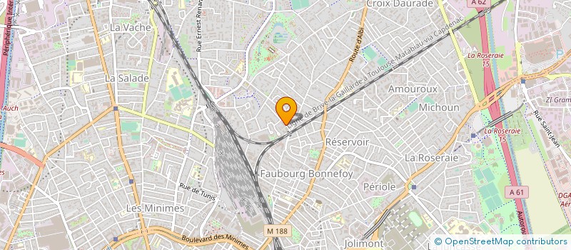 localisation de l'entreprise CASH PNEUS à TOULOUSE