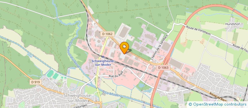 localisation de l'entreprise CASH POOL HAGUENAU à SCHWEIGHOUSE-SUR-MODER