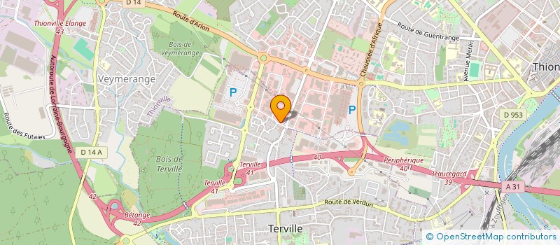 localisation de l'entreprise CASH POOL THIONVILLE  TERVILLE