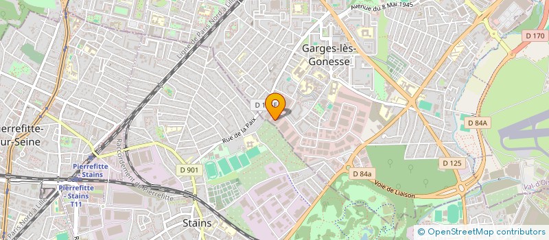 localisation de l'entreprise CASH SERVICE à GARGES-LES-GONESSE