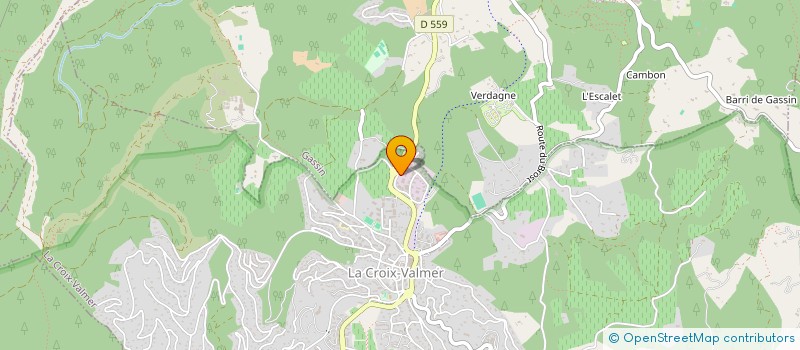 localisation de l'entreprise CASH SERVICE à LA CROIX-VALMER