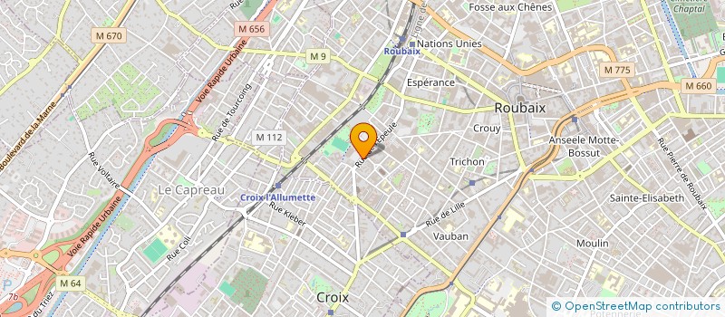 localisation de l'entreprise CASH TRADING à ROUBAIX