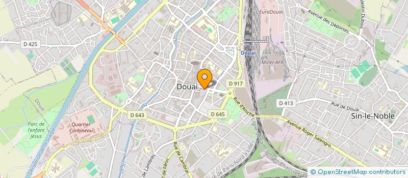 localisation de l'entreprise CASH-WEB DOUAI  DOUAI