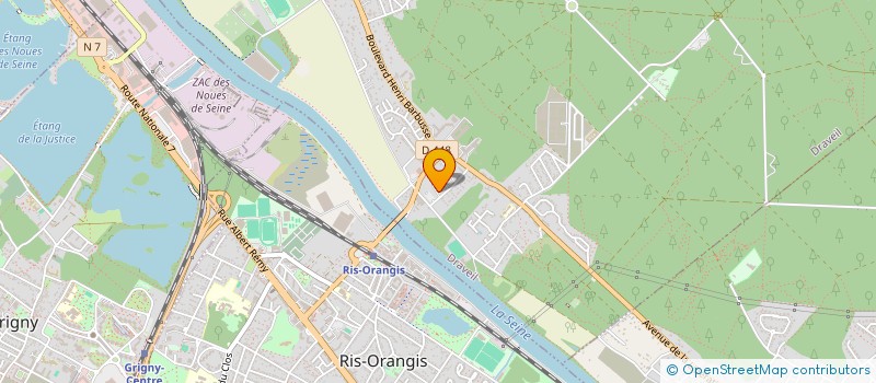 localisation de l'entreprise CASHENMASSE à DRAVEIL