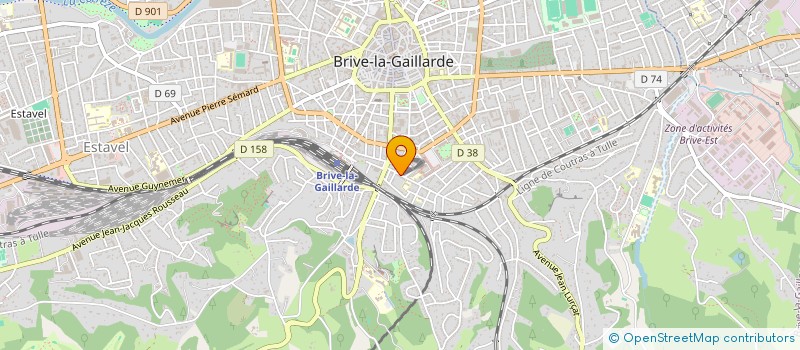 localisation de l'entreprise CASHEW PRODUCTION  BRIVE-LA-GAILLARDE