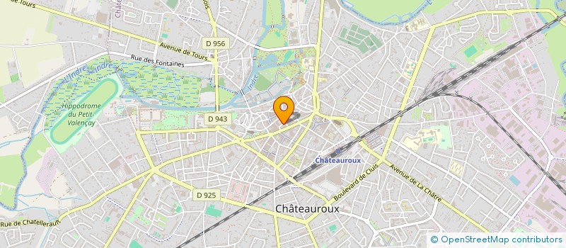 localisation de l'entreprise CASHING à CHATEAUROUX