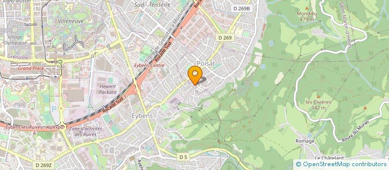 localisation de l'entreprise CASHKO à POISAT