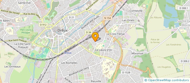 localisation de l'entreprise CASHMERE X HOOLIGAN à DREUX