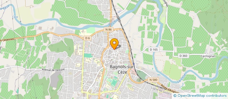 localisation de l'entreprise CASHOR à BAGNOLS-SUR-CEZE