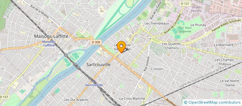 localisation de l'entreprise CASHVISION à SARTROUVILLE