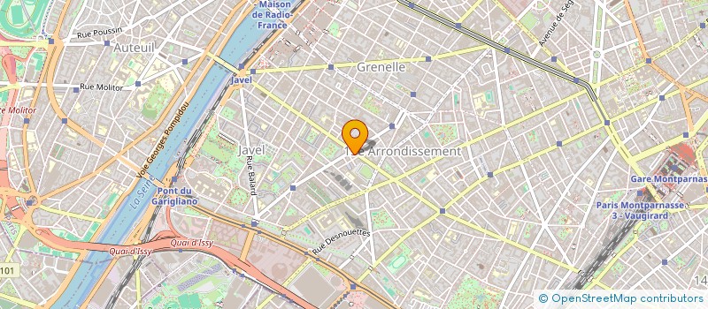 localisation de l'entreprise CASI  PARIS