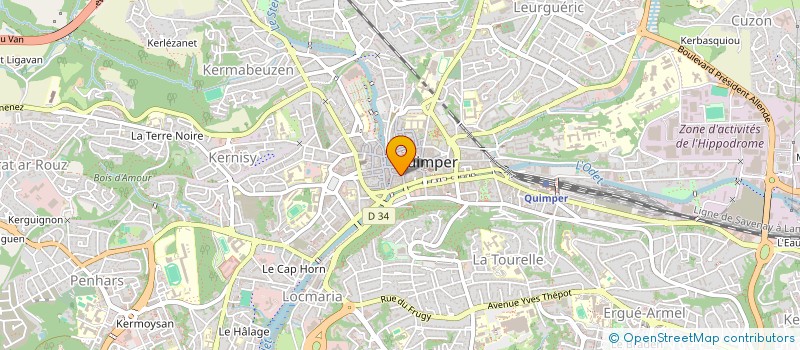 localisation de l'entreprise CASI CASI à QUIMPER