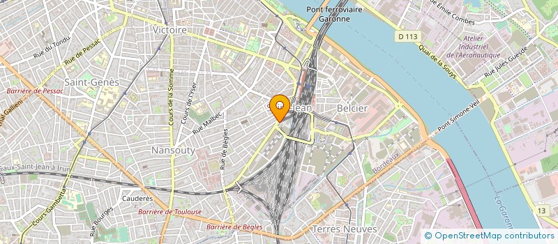 localisation de l'entreprise CASI CHEMINOTS BORDEAUX à BORDEAUX